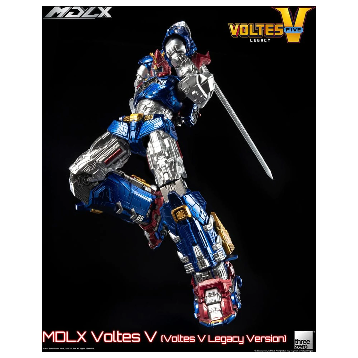 Voltes V MDLX Action Figure Cliffjumper (Voltes V Legacy Version) 15 cm product photo