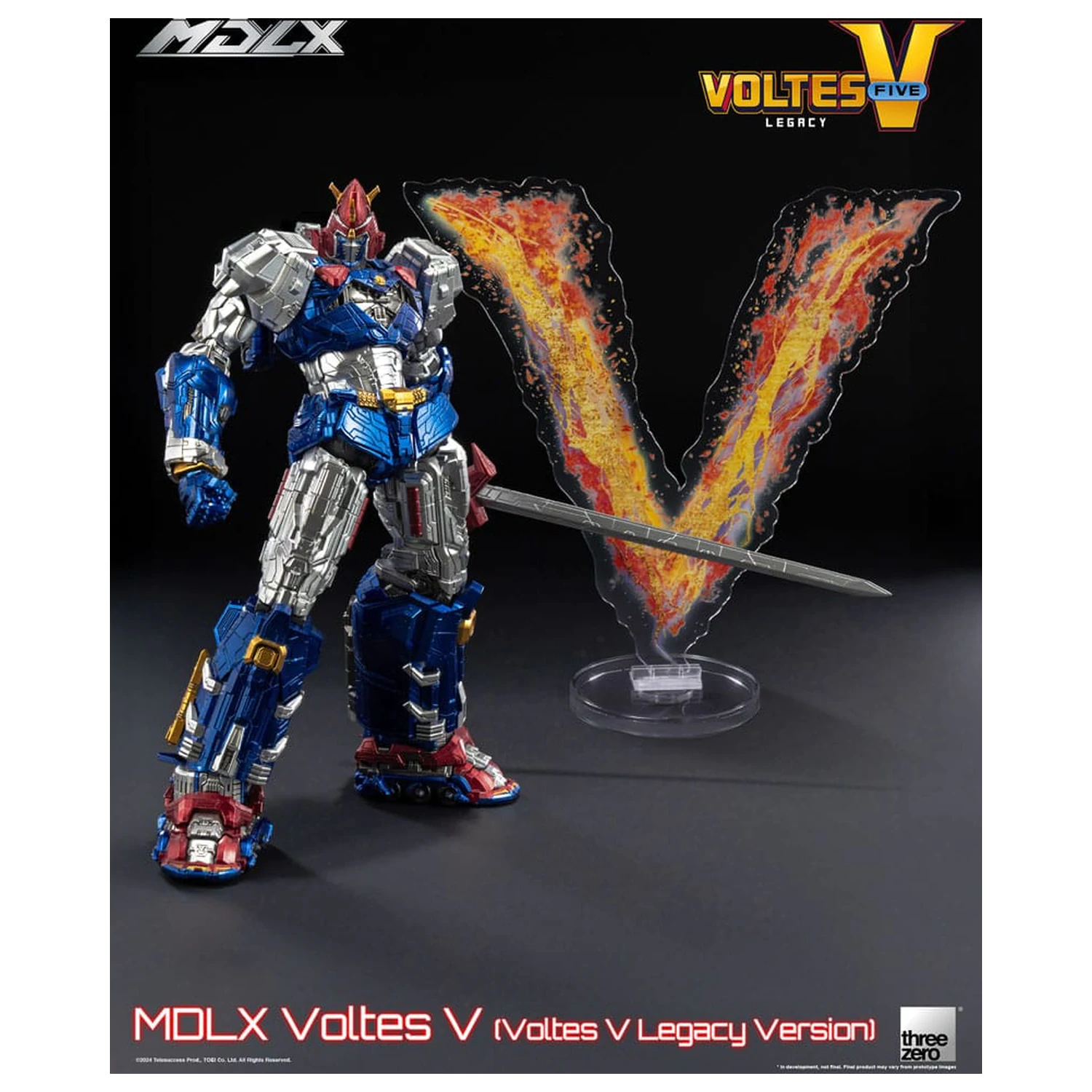 Voltes V MDLX Action Figure Cliffjumper (Voltes V Legacy Version) 15 cm product photo