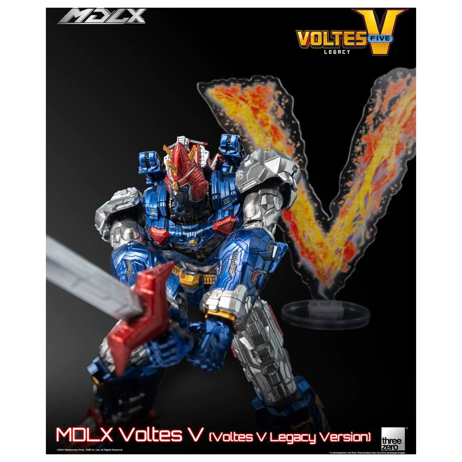 Voltes V MDLX Action Figure Cliffjumper (Voltes V Legacy Version) 15 cm product photo