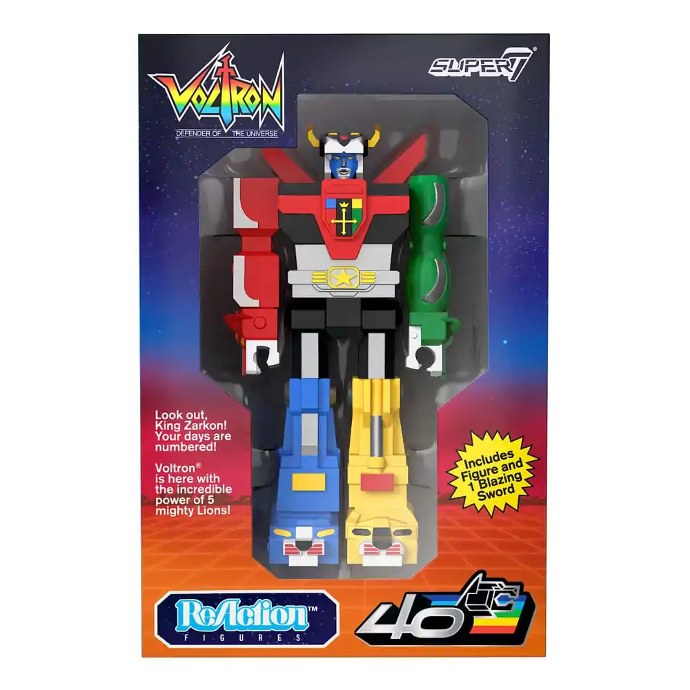 Voltron ReAction Action Figure Voltron Vintage Package 10 cm product photo