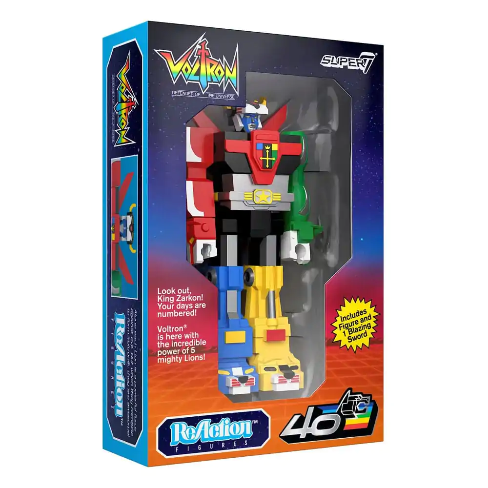Voltron ReAction Action Figure Voltron Vintage Package 10 cm product photo