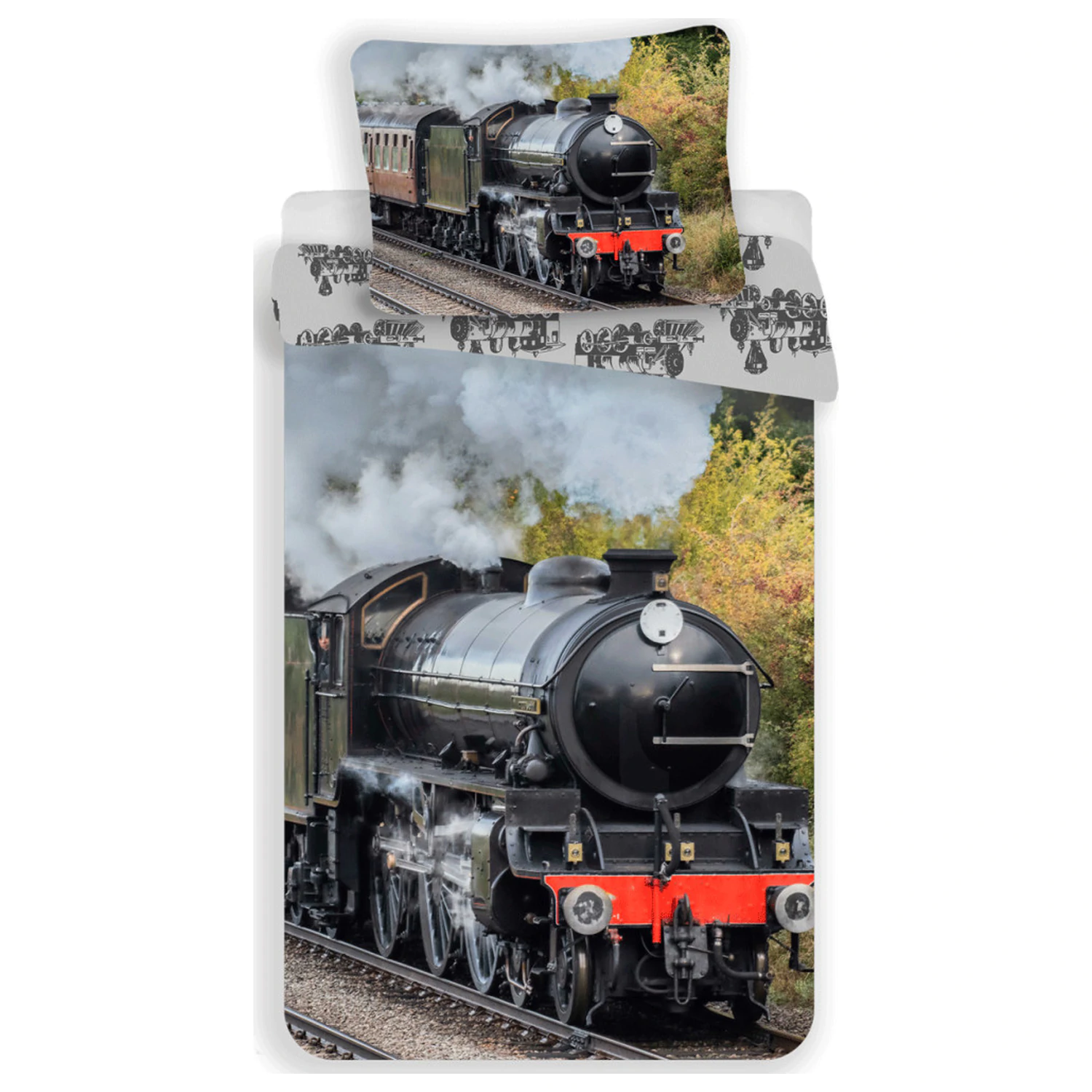Train Stream Duvet Cover product photo
