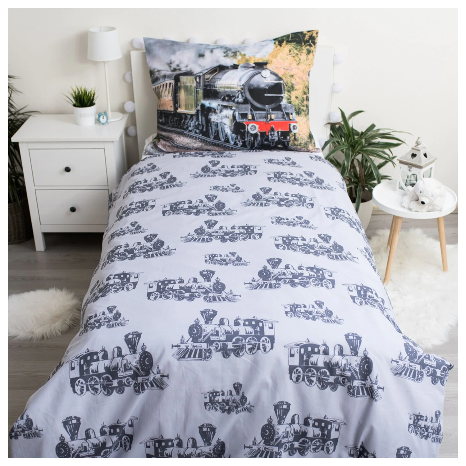 Train Stream Duvet Cover product photo