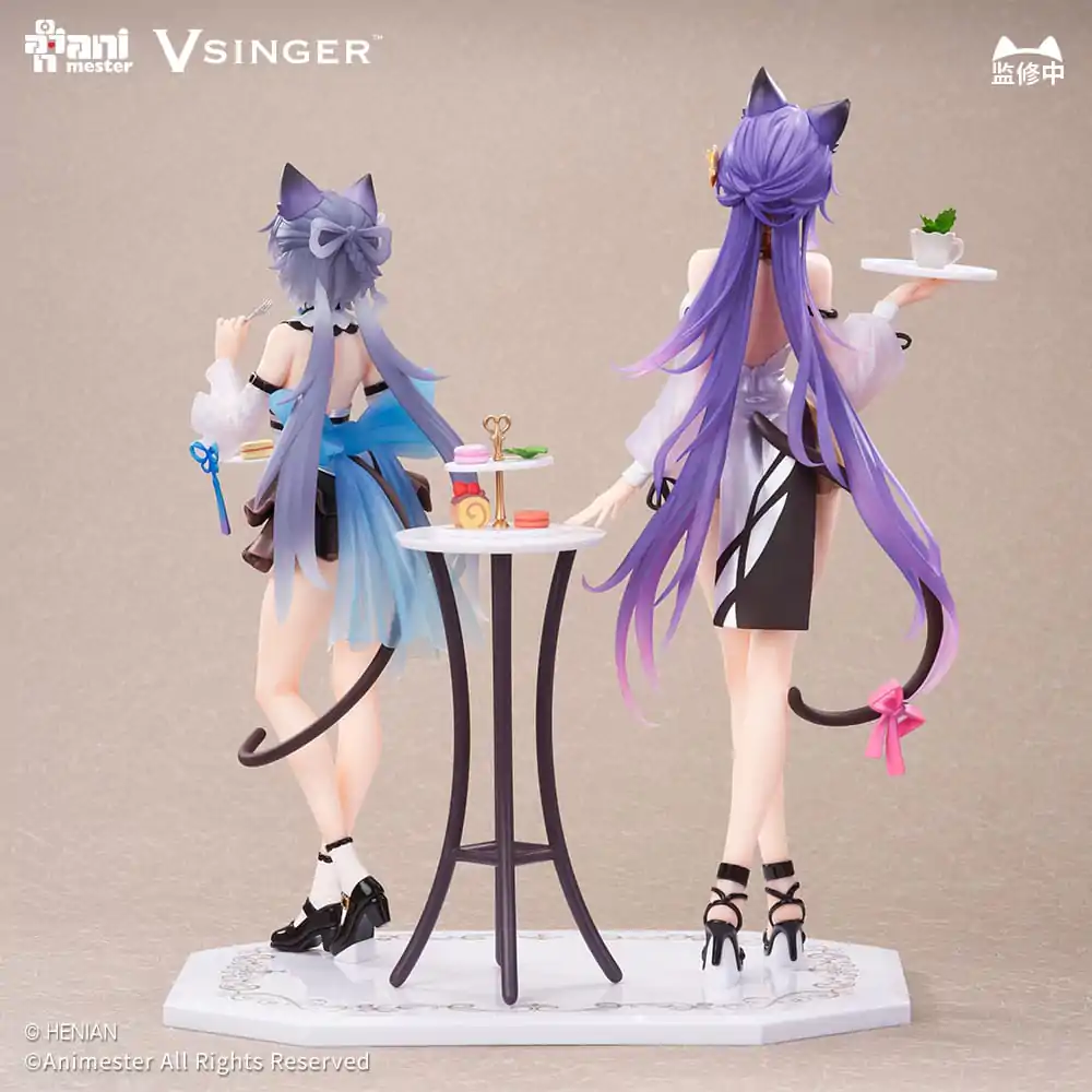 VSinger Luo Tianyi & Mo Qingxian Statue 1/7 2-Pack Luo Tianyi & Mo Qingxian Tea Time Melody Ver.  product photo