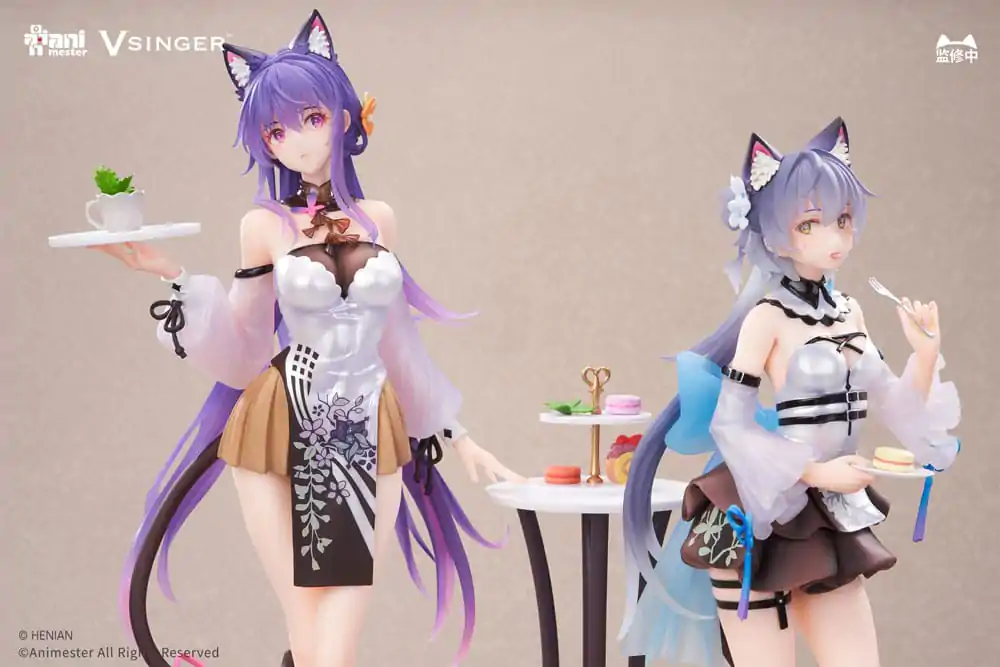 VSinger Luo Tianyi & Mo Qingxian Statue 1/7 2-Pack Luo Tianyi & Mo Qingxian Tea Time Melody Ver.  product photo
