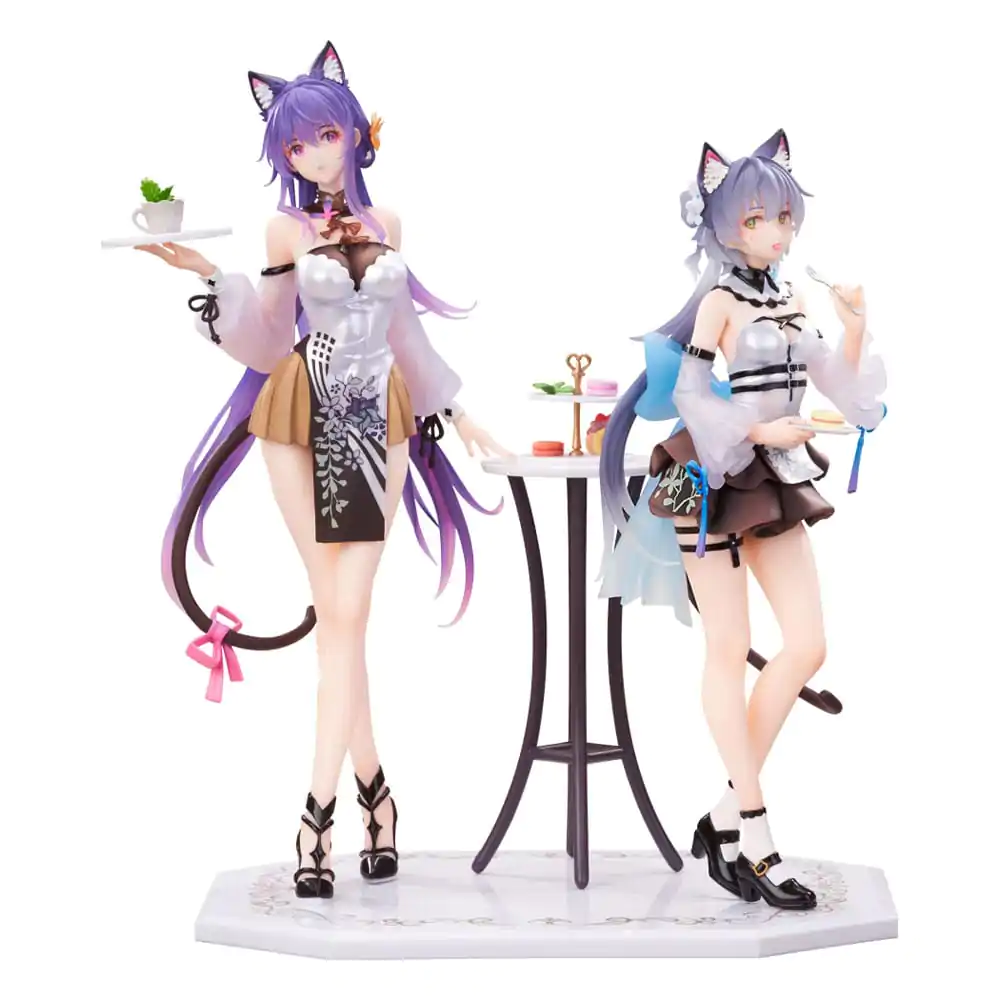 VSinger Luo Tianyi & Mo Qingxian Statue 1/7 2-Pack Luo Tianyi & Mo Qingxian Tea Time Melody Ver.  product photo
