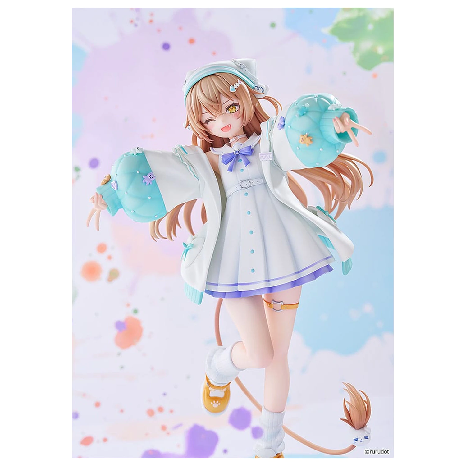 VTuber PVC Statue 1/7 Rurudo Lion Pastel Oniku Ver. 25 cm   product photo