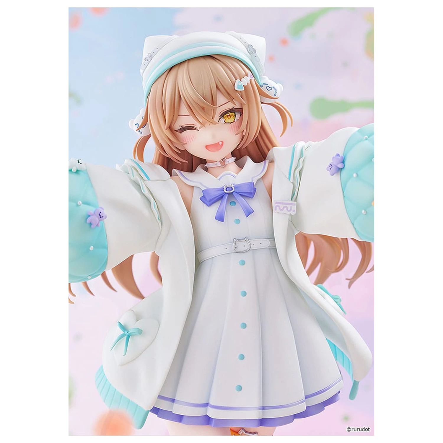 VTuber PVC Statue 1/7 Rurudo Lion Pastel Oniku Ver. 25 cm   product photo