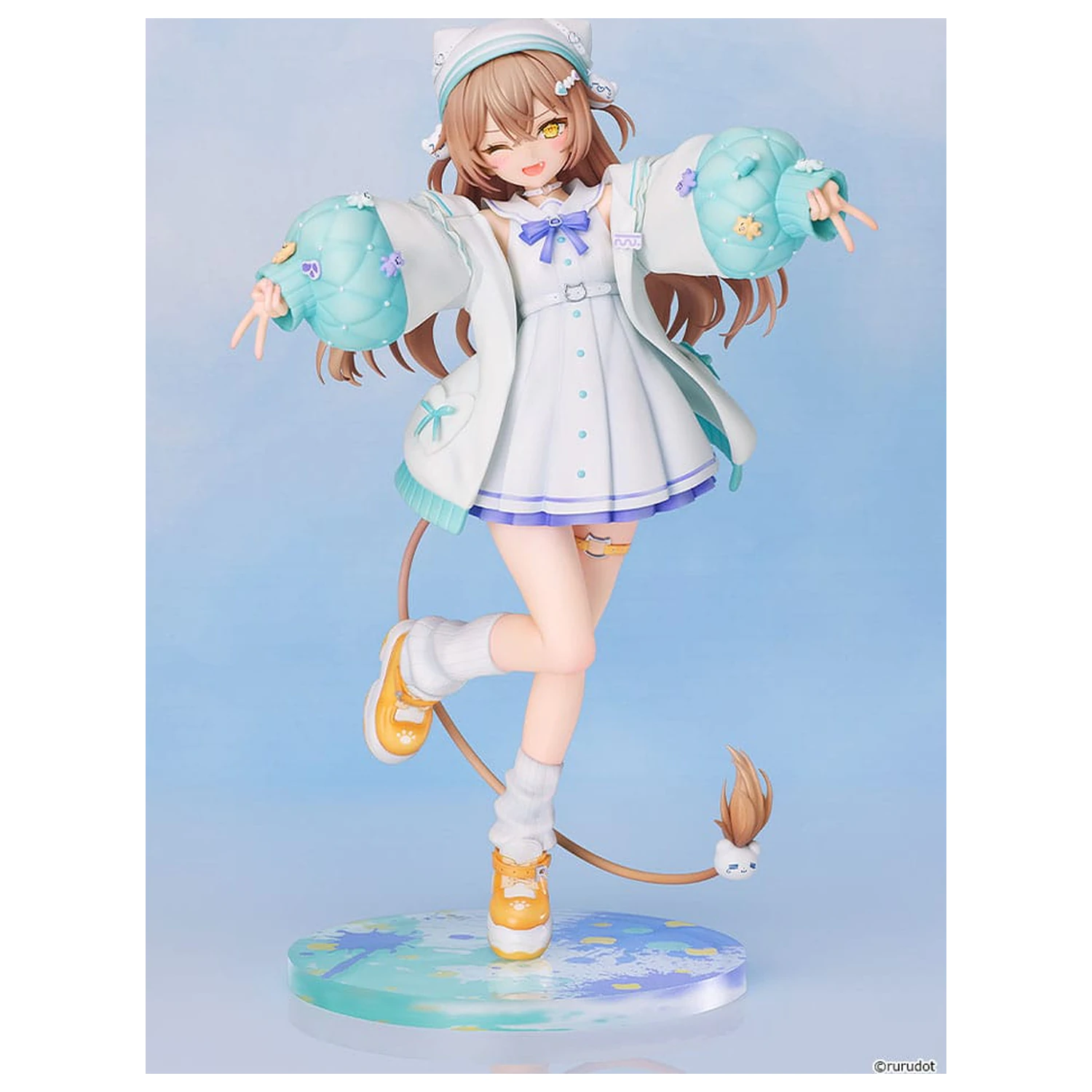 VTuber PVC Statue 1/7 Rurudo Lion Pastel Oniku Ver. 25 cm   product photo