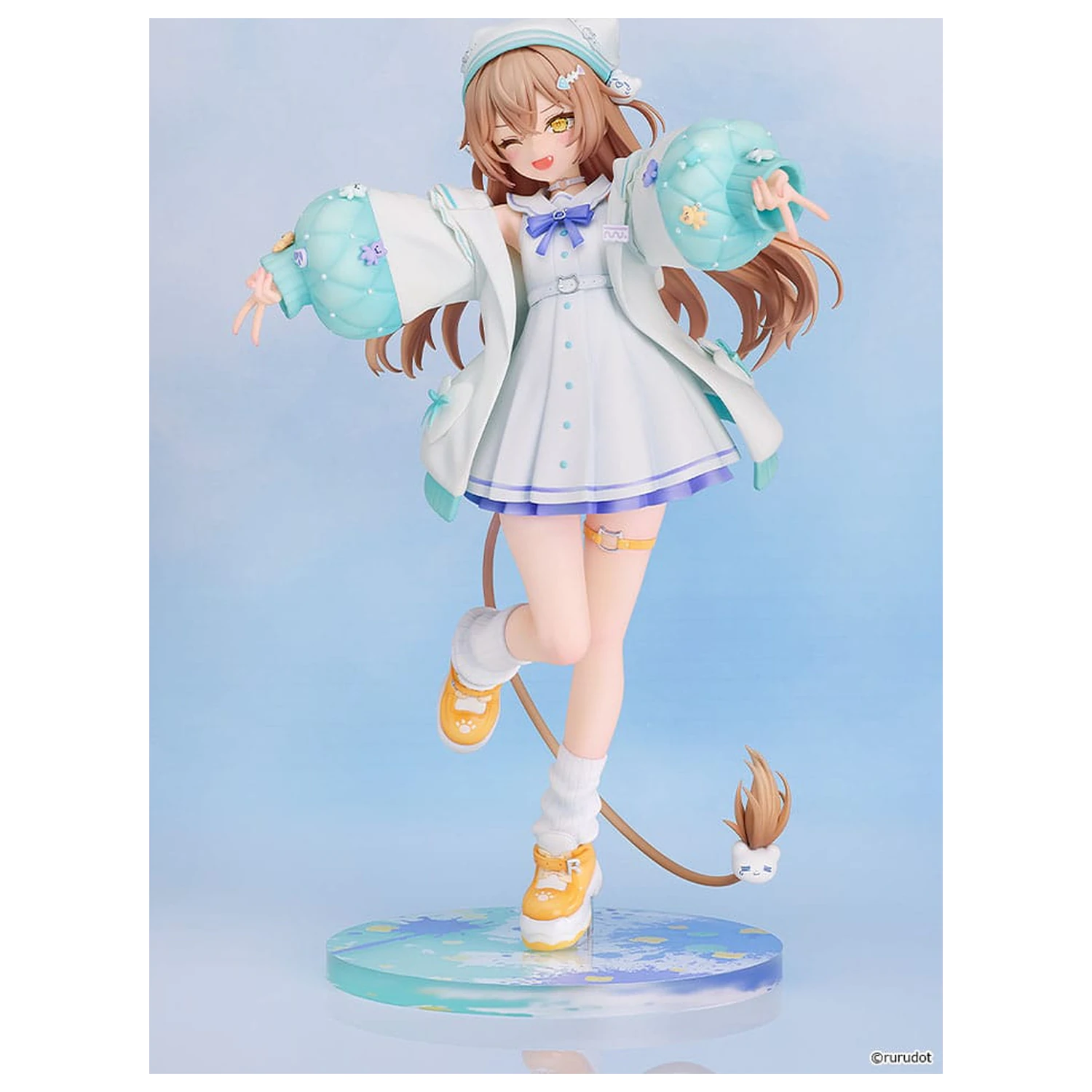 VTuber PVC Statue 1/7 Rurudo Lion Pastel Oniku Ver. 25 cm   product photo