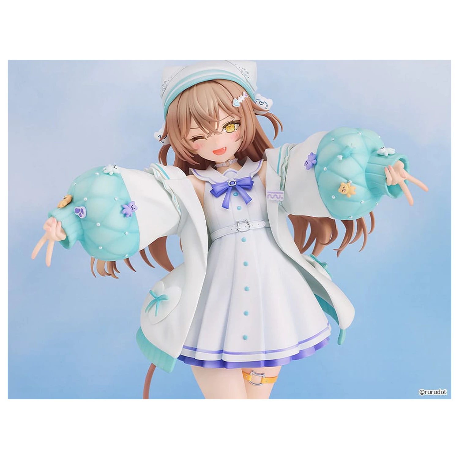 VTuber PVC Statue 1/7 Rurudo Lion Pastel Oniku Ver. 25 cm   product photo