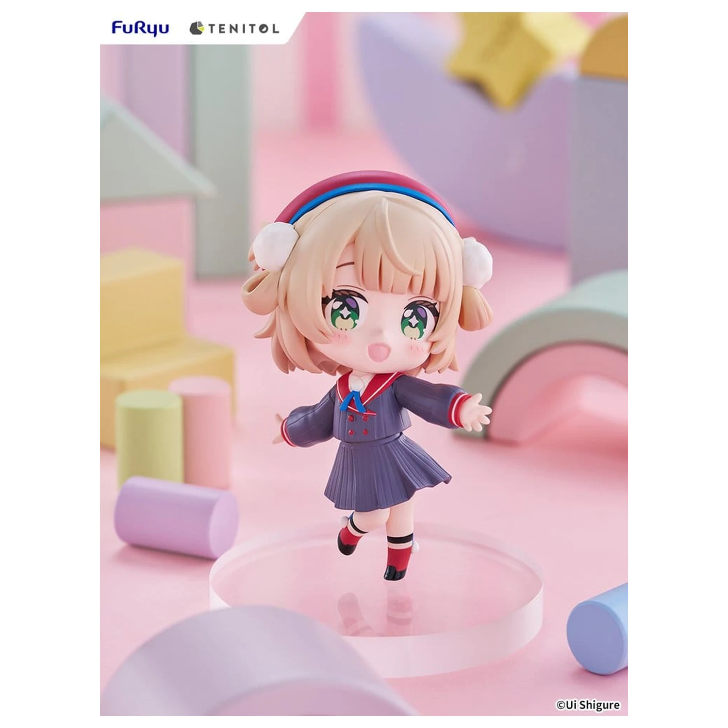VTuber Tenitol PVC Figure Shigure Ui [mini] 10 cm product photo