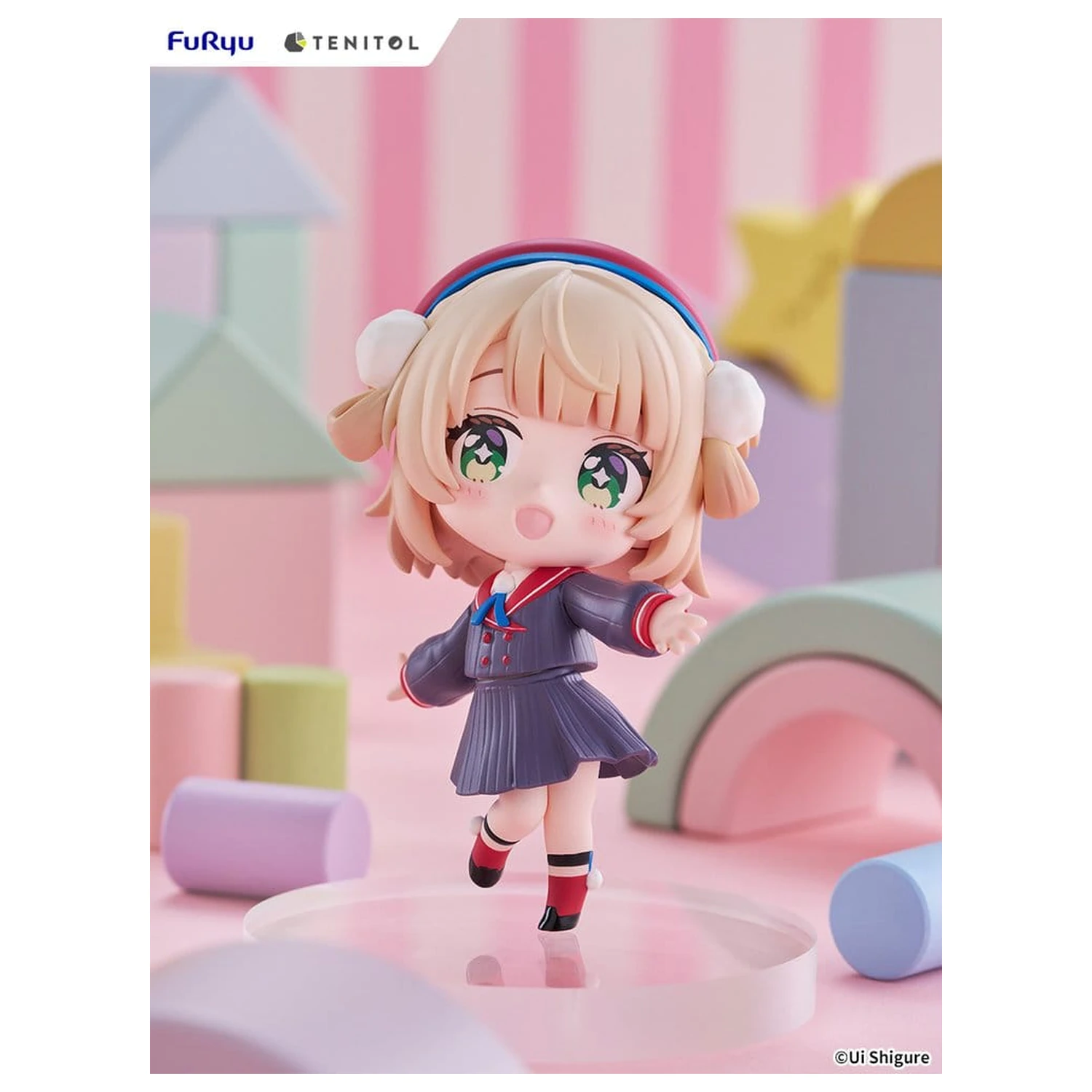 VTuber Tenitol PVC Figure Shigure Ui [mini] 10 cm product photo