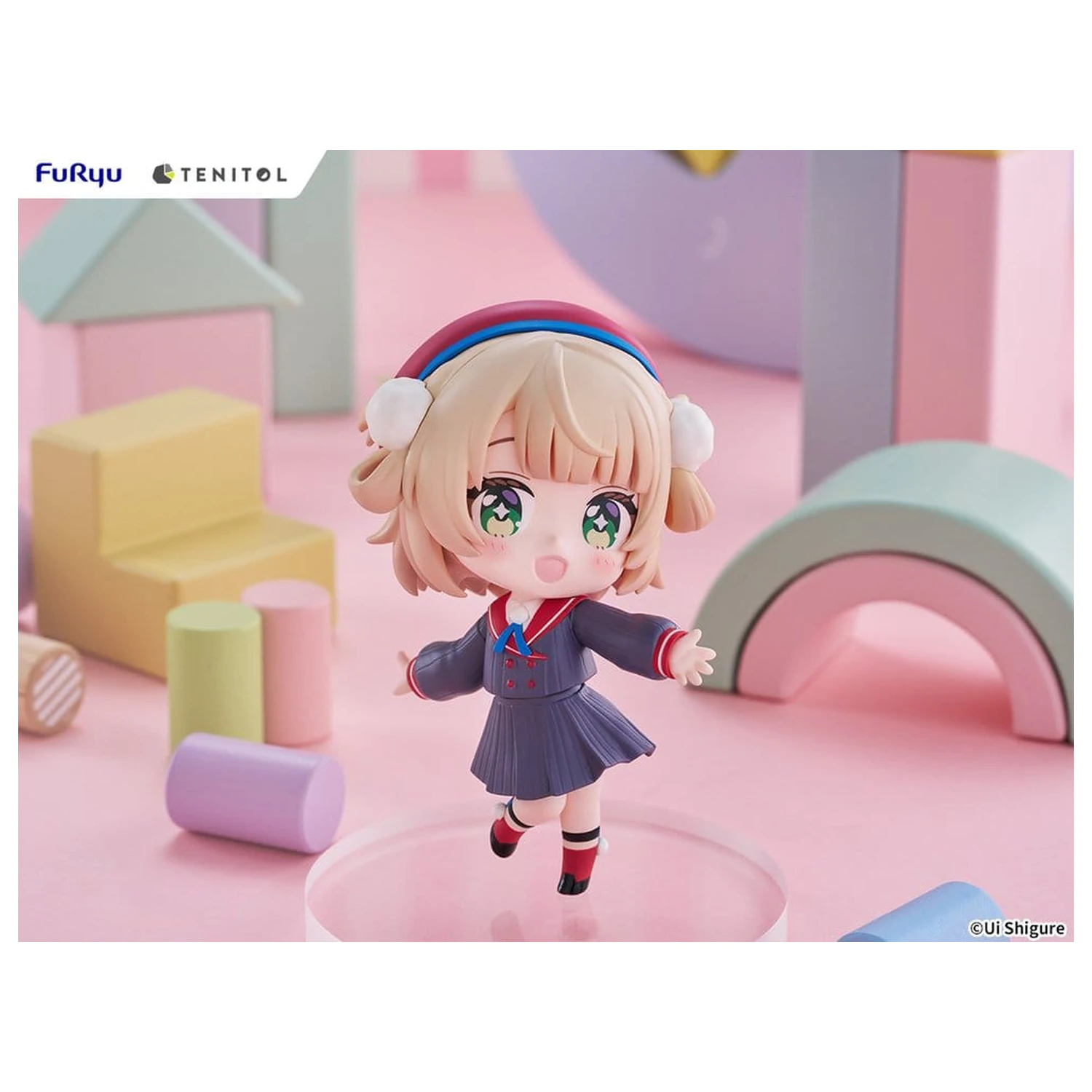 VTuber Tenitol PVC Figure Shigure Ui [mini] 10 cm product photo