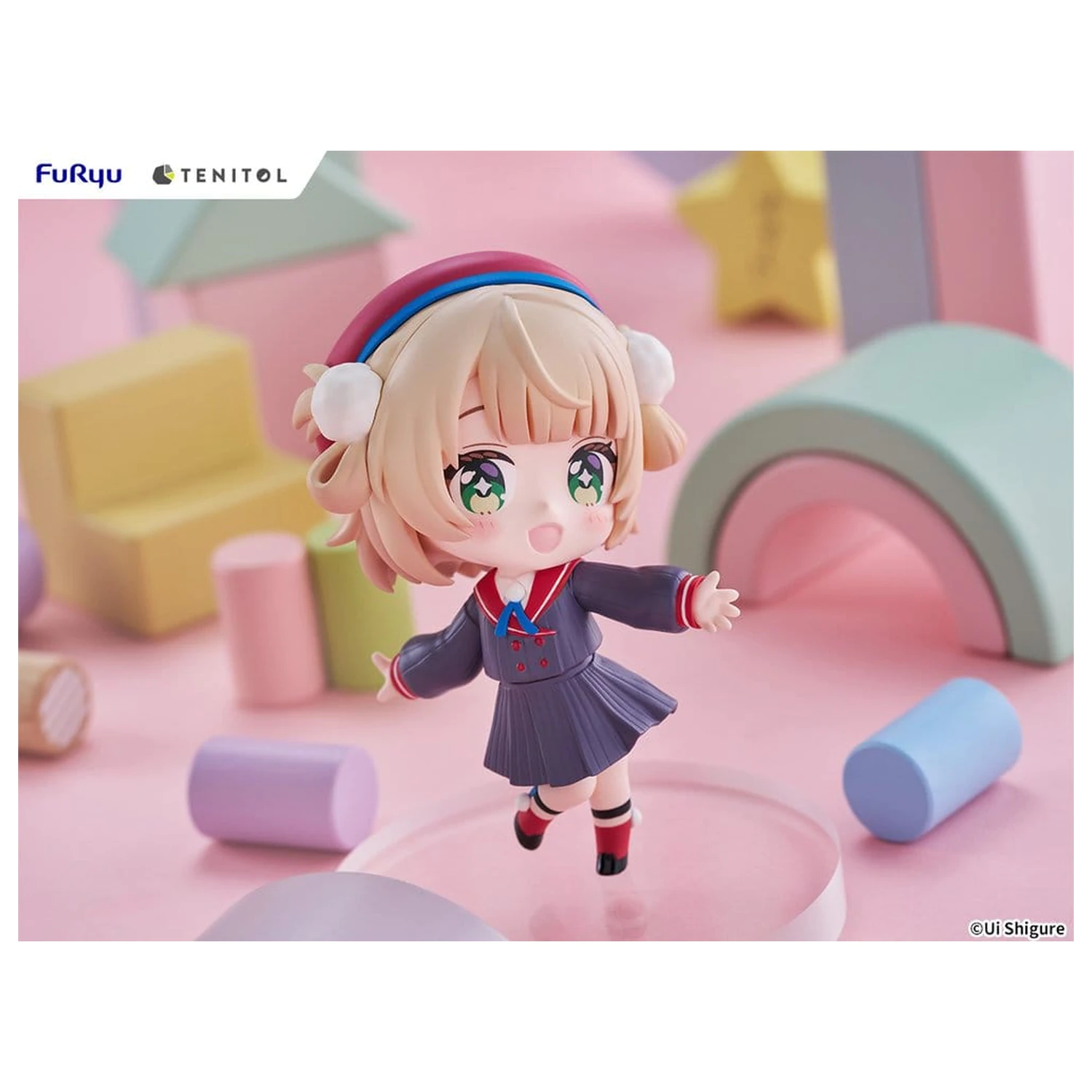 VTuber Tenitol PVC Figure Shigure Ui [mini] 10 cm product photo