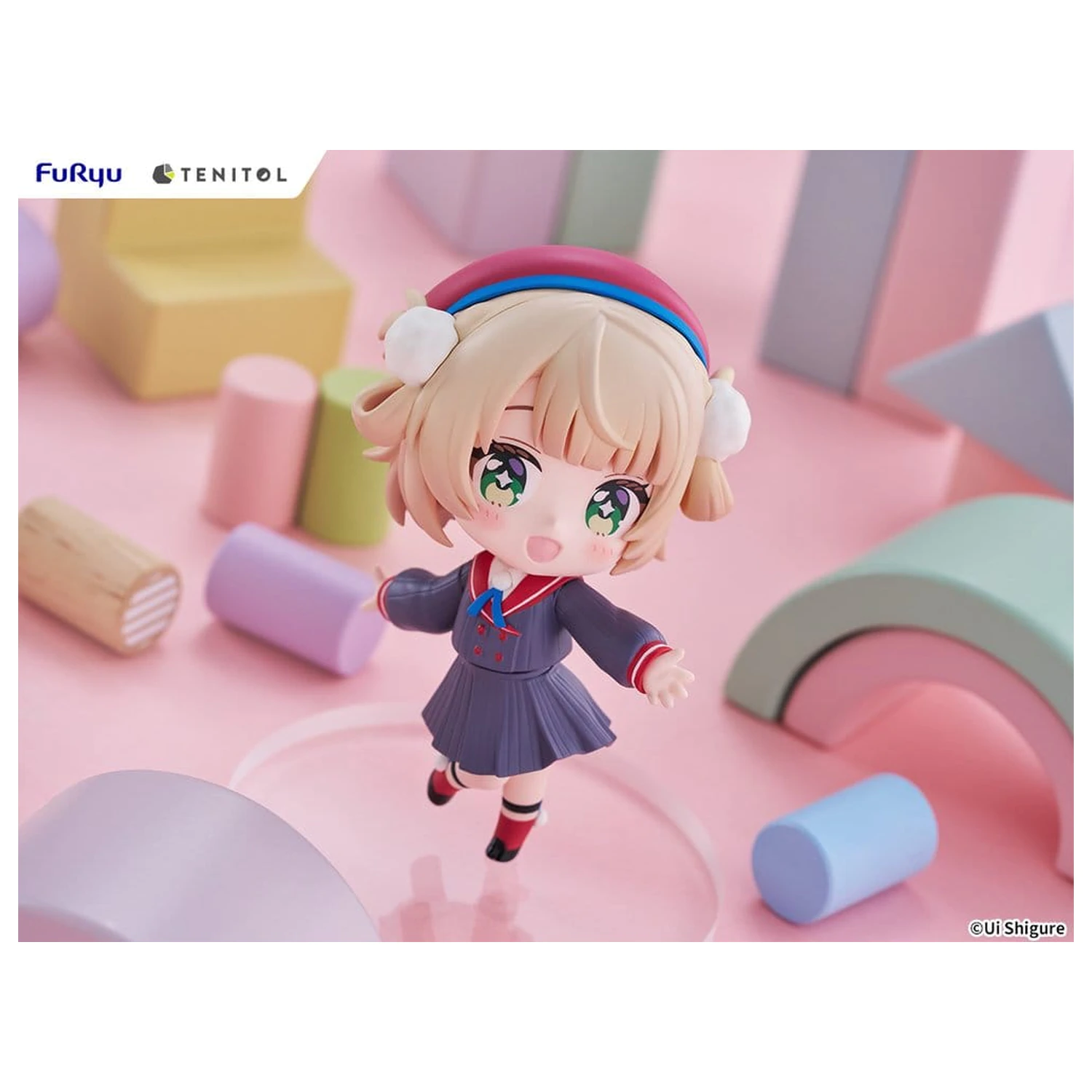 VTuber Tenitol PVC Figure Shigure Ui [mini] 10 cm product photo