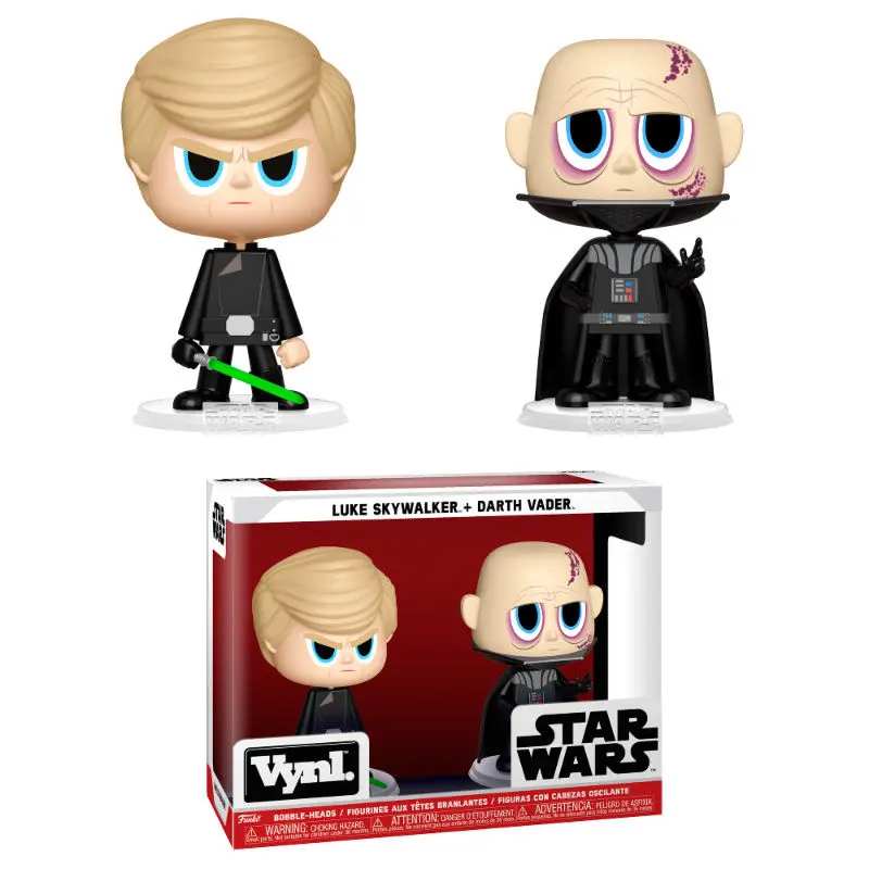 Vynl figures Star Wars Darth Vader & Luke Skywalker product photo