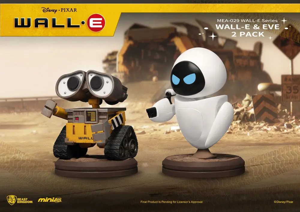 Wall-E Mini Egg Attack Figures 2-Pack Wall-E Series Wall-E & Eve 8 cm product photo