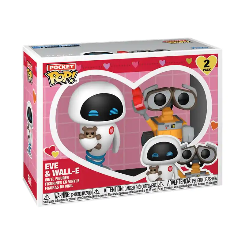 Wall-E Pocket Funko POP! Vinyl Figure 2-Pack Valentines 4 cm termékfotó