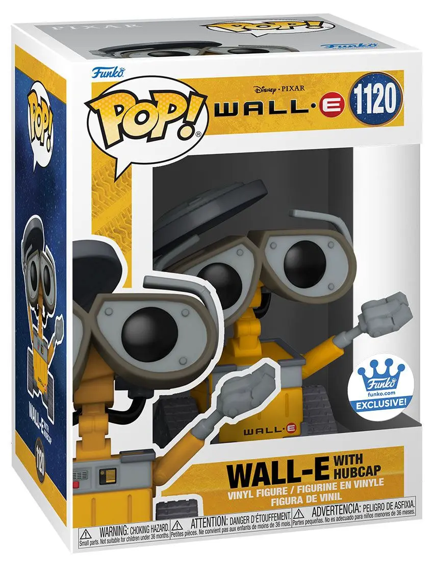 Wall-E POP! Movies Vinyl Figure Wall-E with Hubcap Exclusive 9 cm product photo