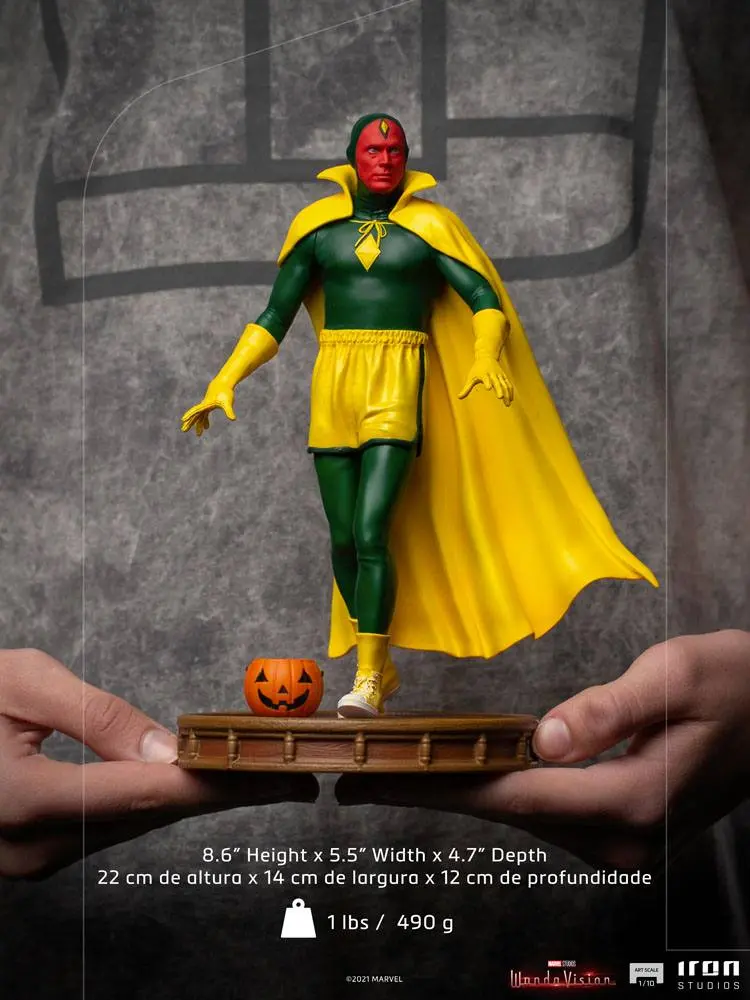 WandaVision Art Scale Statue 1/10 Vision Halloween Version 22 cm product photo