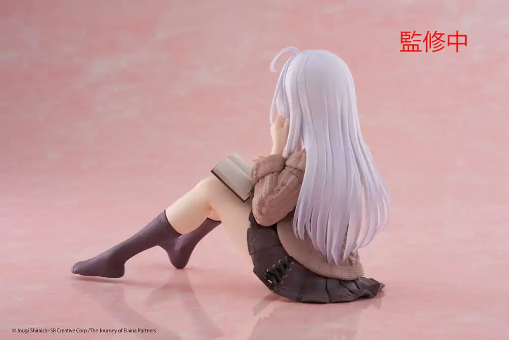 Wandering Witch: The Journey of Elaina PVC Statue Desktop Cute Figure Elaina Casual Clothes Ver. 13 cm product photo