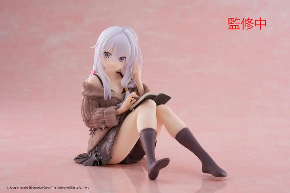 Wandering Witch: The Journey of Elaina PVC Statue Desktop Cute Figure Elaina Casual Clothes Ver. 13 cm product photo