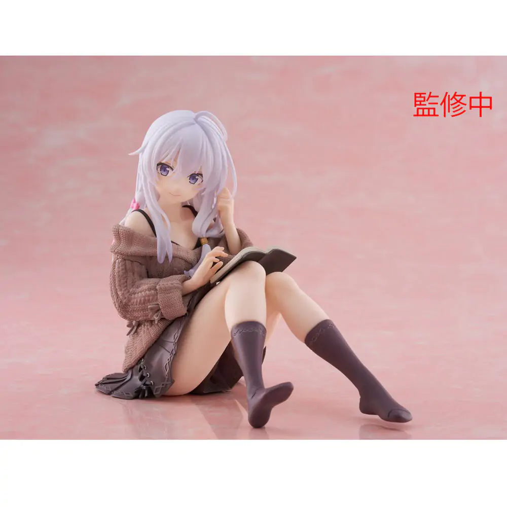 Wandering Witch: The Journey of Elaina PVC Statue Desktop Cute Figure Elaina Casual Clothes Ver. 13 cm product photo