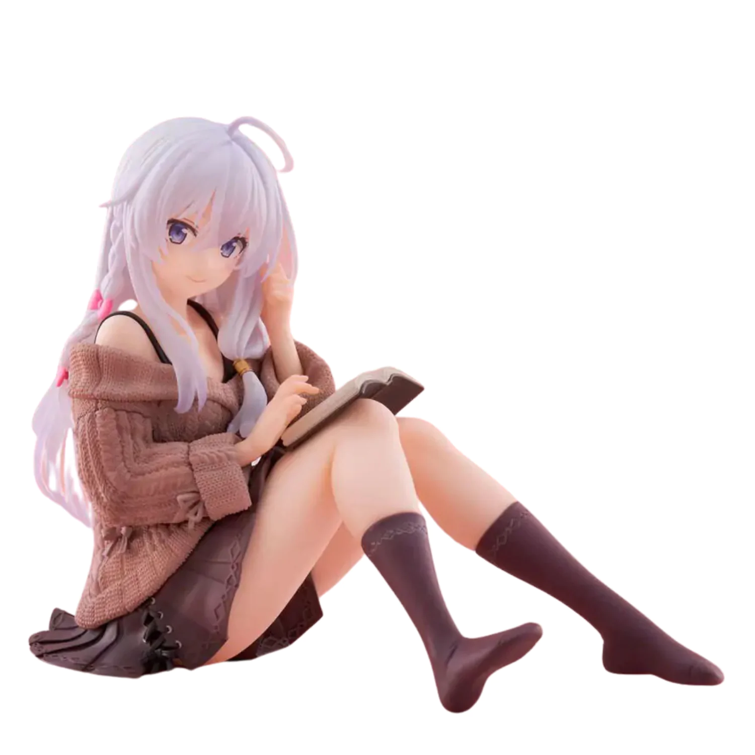 Wandering Witch: The Journey of Elaina PVC Statue Desktop Cute Figure Elaina Casual Clothes Ver. 13 cm product photo