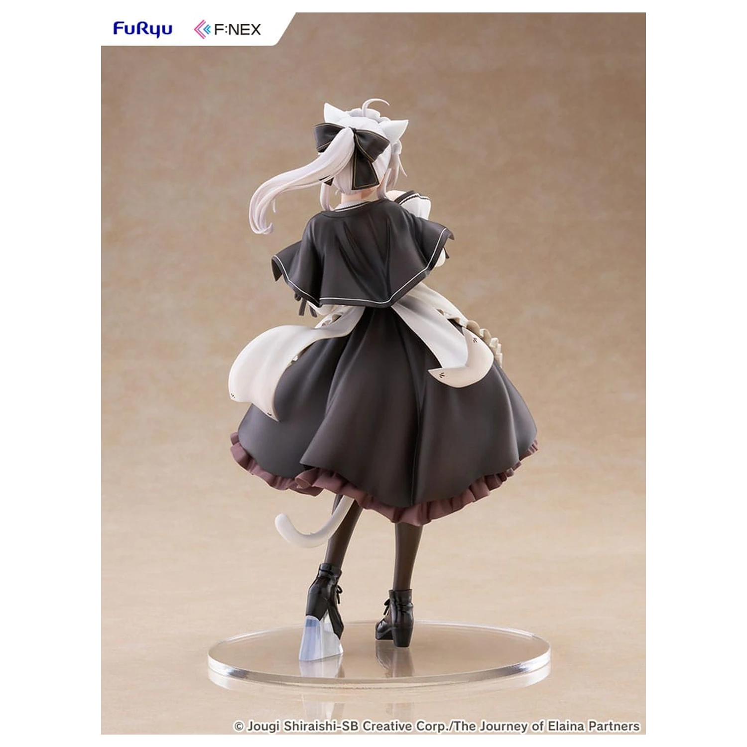 Wandering Witch: The Journey of Elaina F:NEX PVC Statue 1/7 Elaina Maid costume with cat ears Ver. 24 cm   product photo
