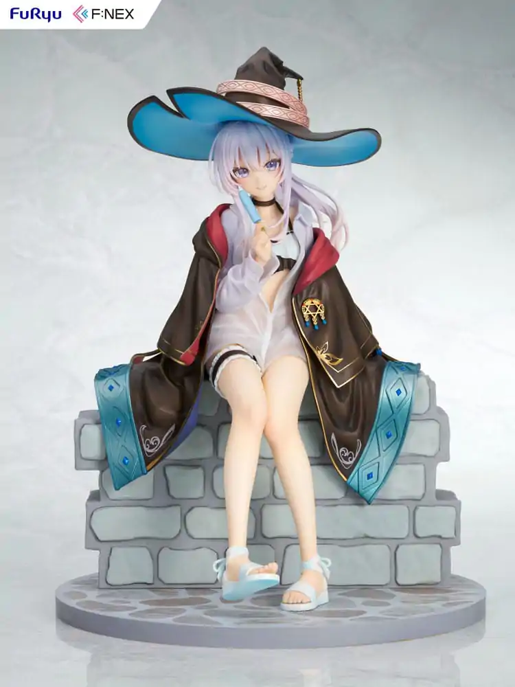 Wandering Witch: The Journey of Elaina F:NEX PVC Statue 1/7 Elaina Summer Vacation Ver. 22 cm product photo