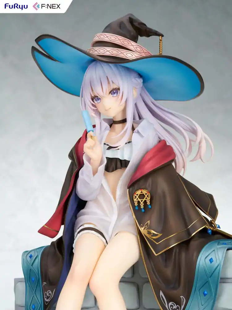 Wandering Witch: The Journey of Elaina F:NEX PVC Statue 1/7 Elaina Summer Vacation Ver. 22 cm termékfotó