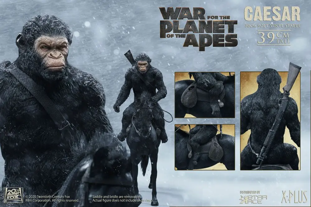 War for the Planet of the Apes Soft Vinyl Statue Caesar with Gun 39 cm product photo