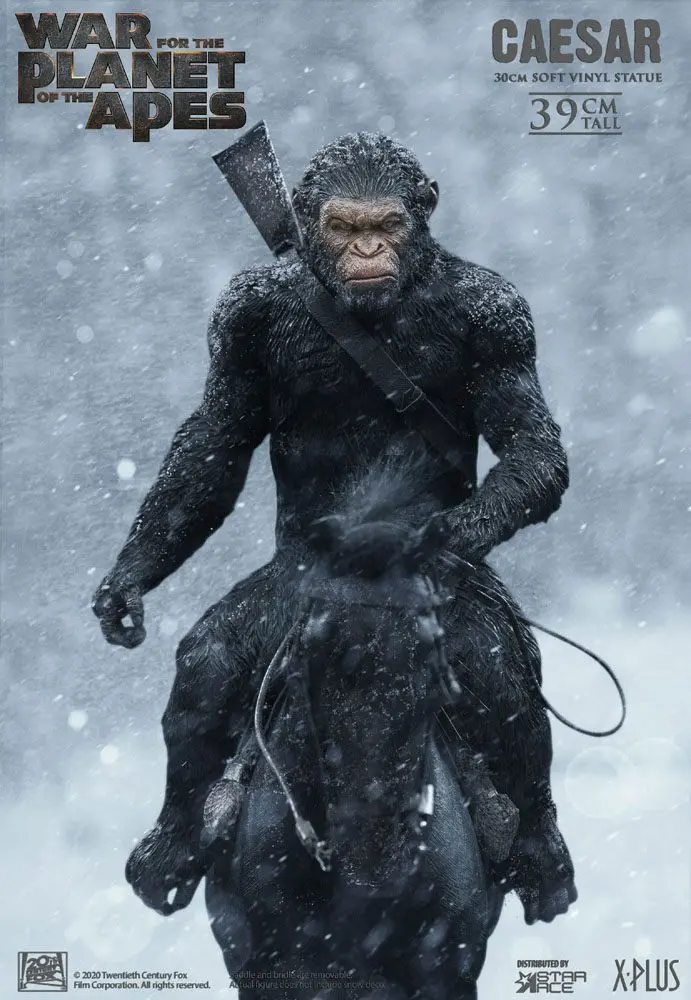 War for the Planet of the Apes Soft Vinyl Statue Caesar with Gun 39 cm product photo