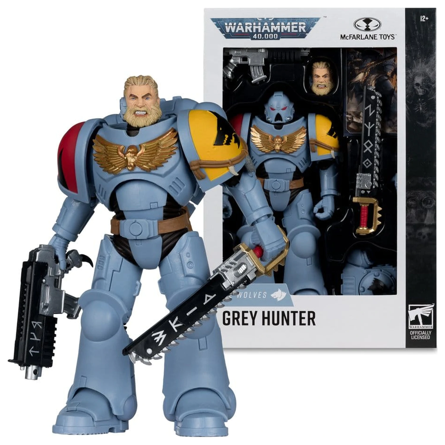Warhammer 40,000 Action Figure Grey Hunter (Space Wolves) 18 cm product photo