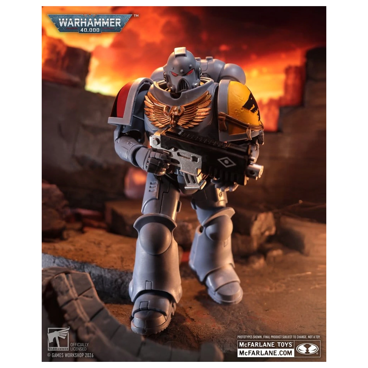 Warhammer 40,000 Action Figure Grey Hunter (Space Wolves) 18 cm product photo
