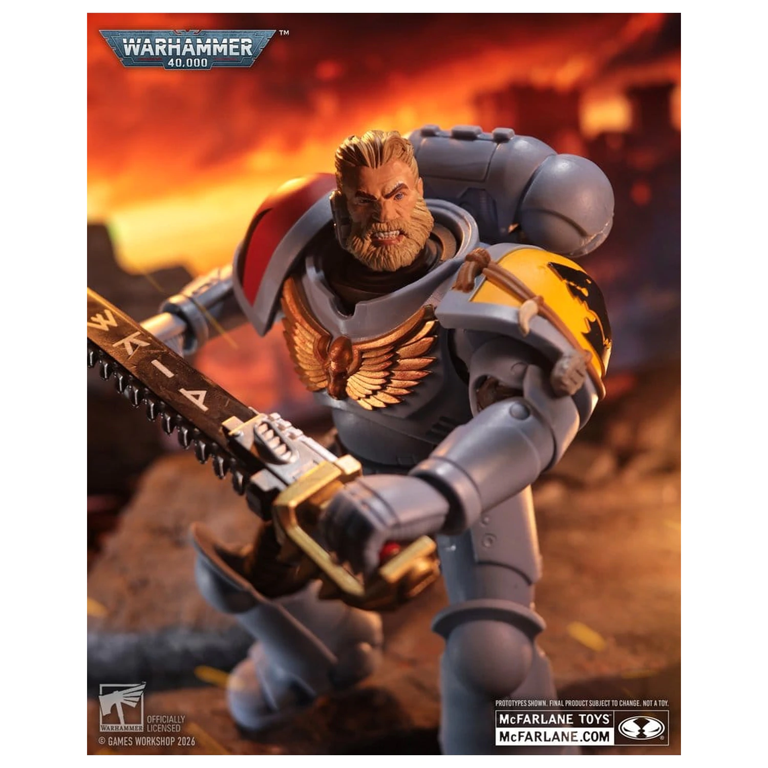 Warhammer 40,000 Action Figure Grey Hunter (Space Wolves) 18 cm product photo