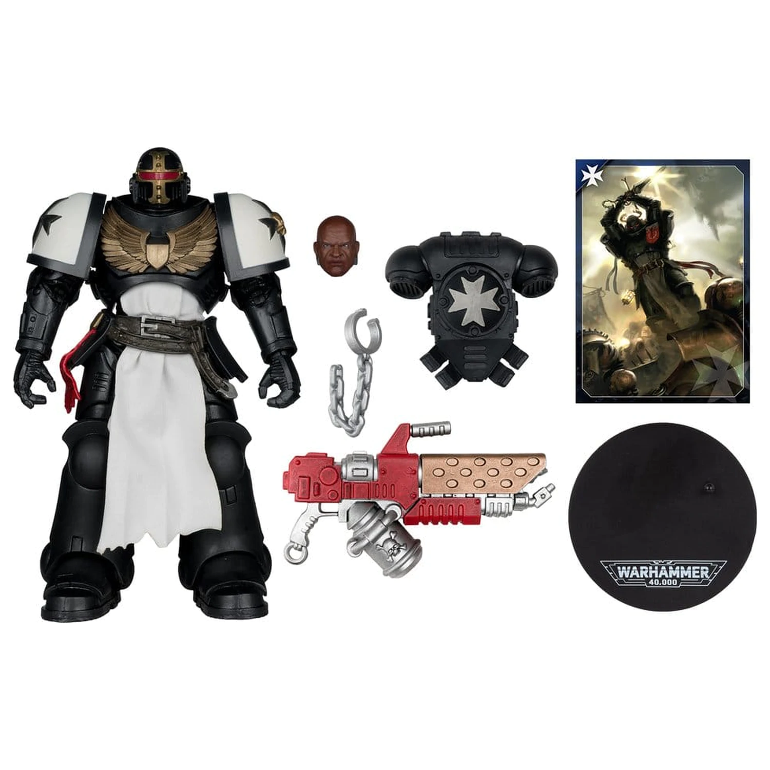 Warhammer 40,000 Action Figure Primaris Crusader (Black Templars) 18 cm product photo