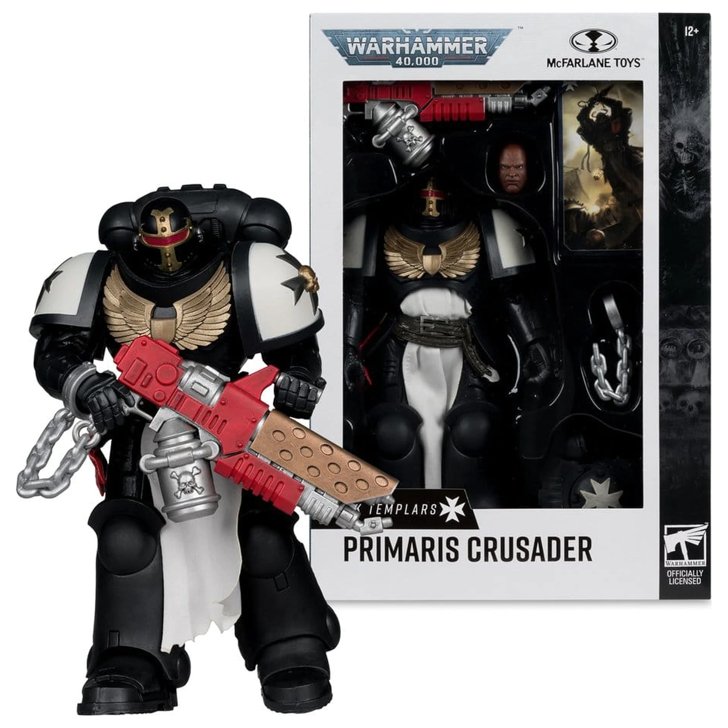 Warhammer 40,000 Action Figure Primaris Crusader (Black Templars) 18 cm product photo
