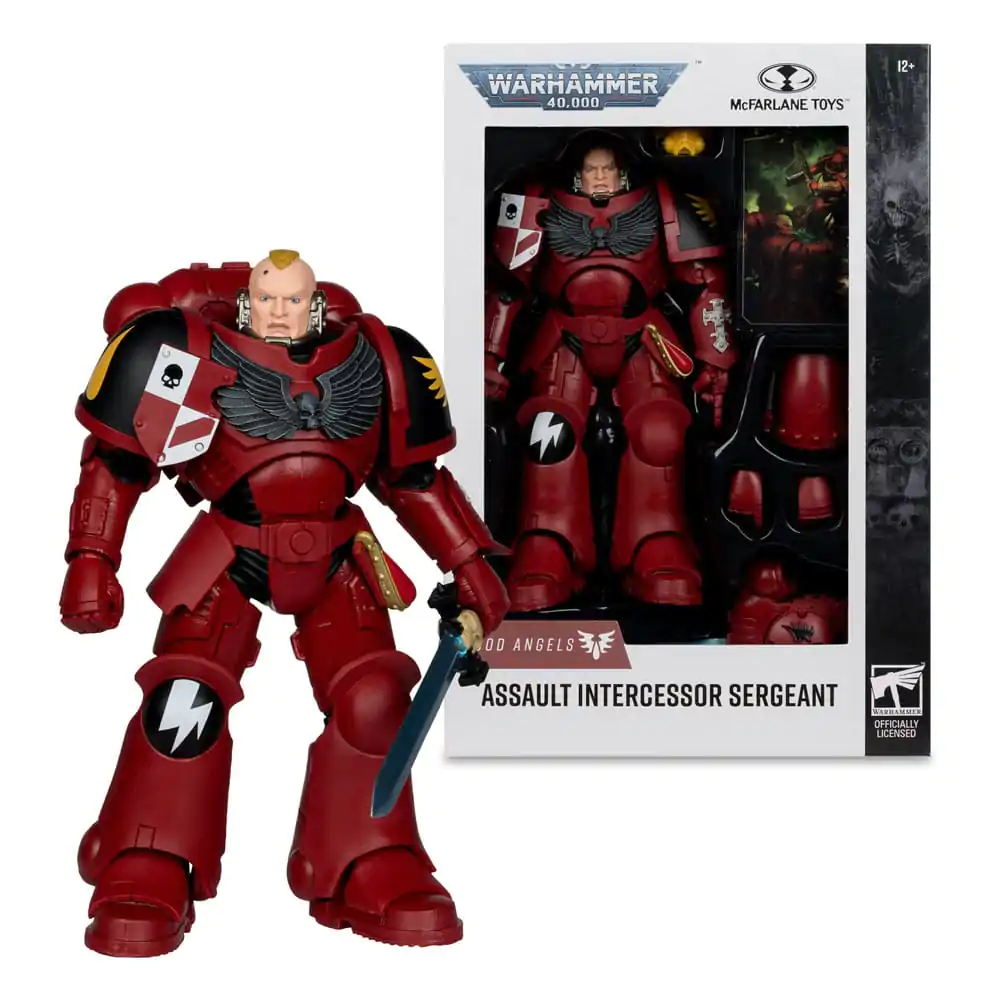 Warhammer 40,000 Action Figure Assault Intercessor Sergeant (Blood Angel) 18 cm product photo