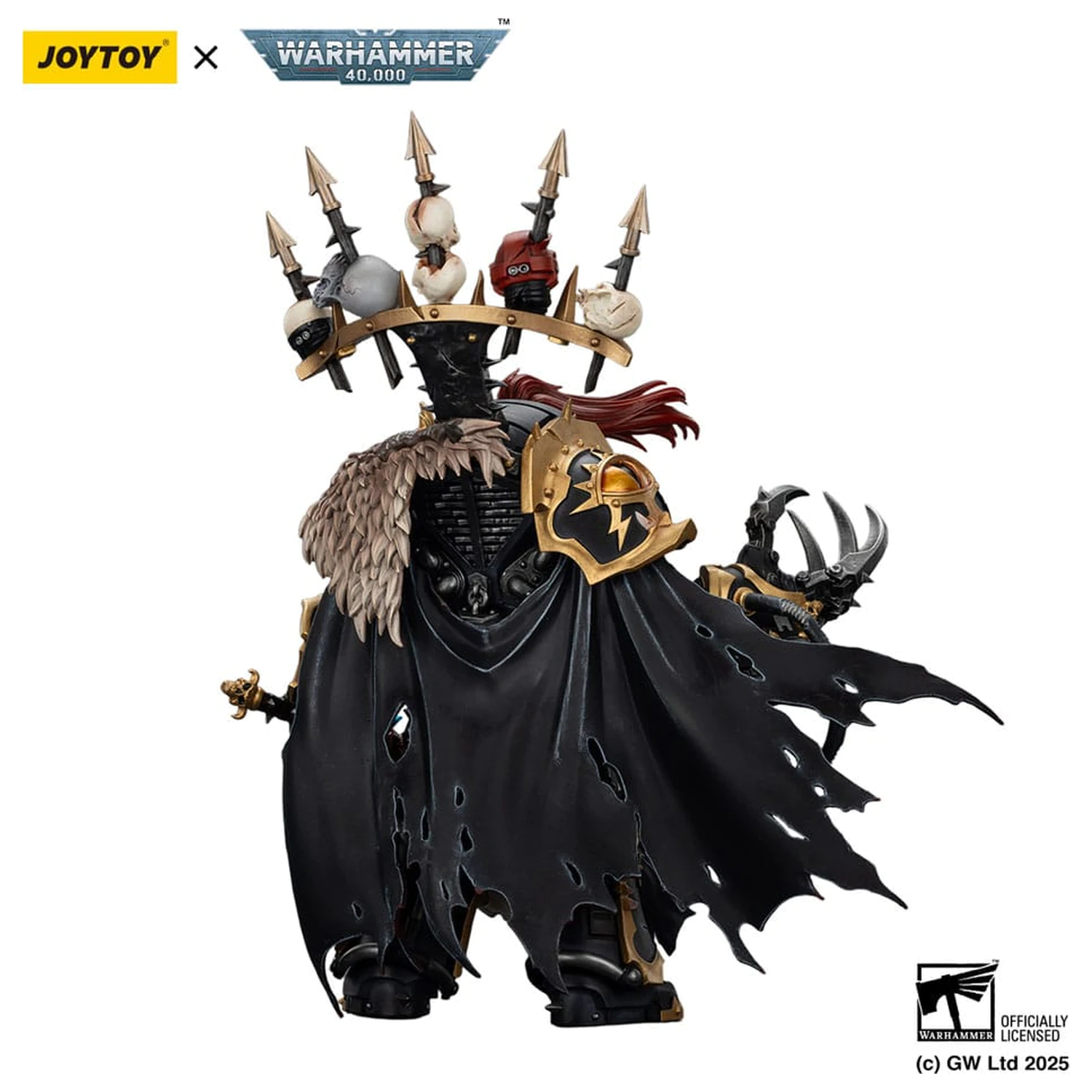 Warhammer 40,000 Action Figure  Black Legion Abaddon the Despoiler with Drach'nyen and the Talo 16 cm product photo