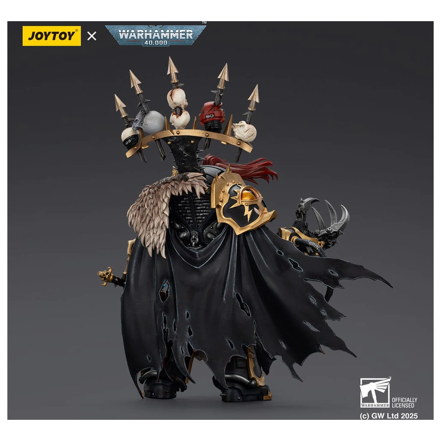 Warhammer 40,000 Action Figure  Black Legion Abaddon the Despoiler with Drach'nyen and the Talo 16 cm product photo