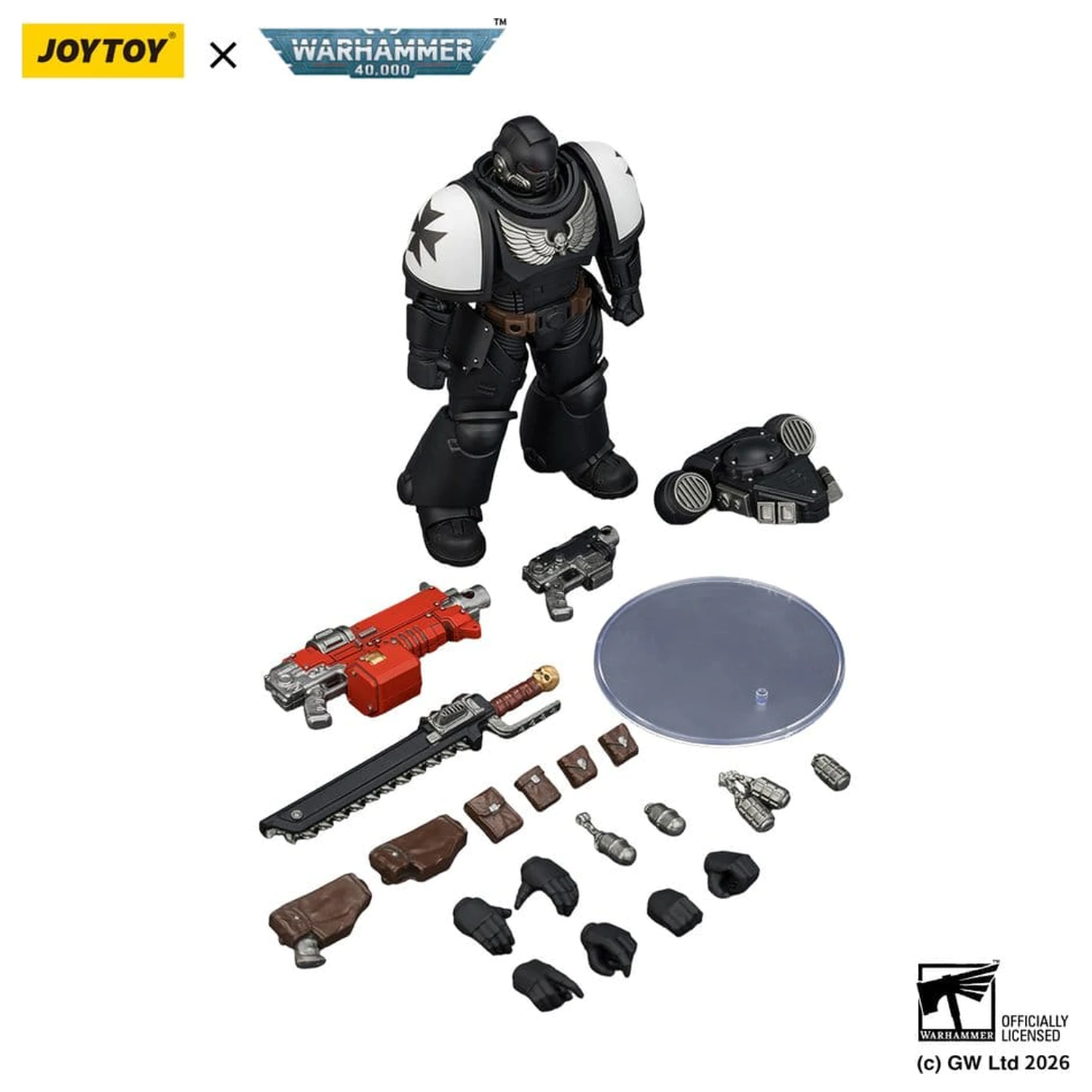 Warhammer 40,000 Action Figure Black Templars Intercessor 12 cm product photo