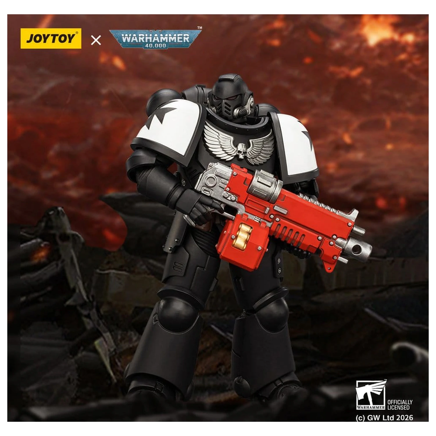 Warhammer 40,000 Action Figure Black Templars Intercessor 12 cm product photo