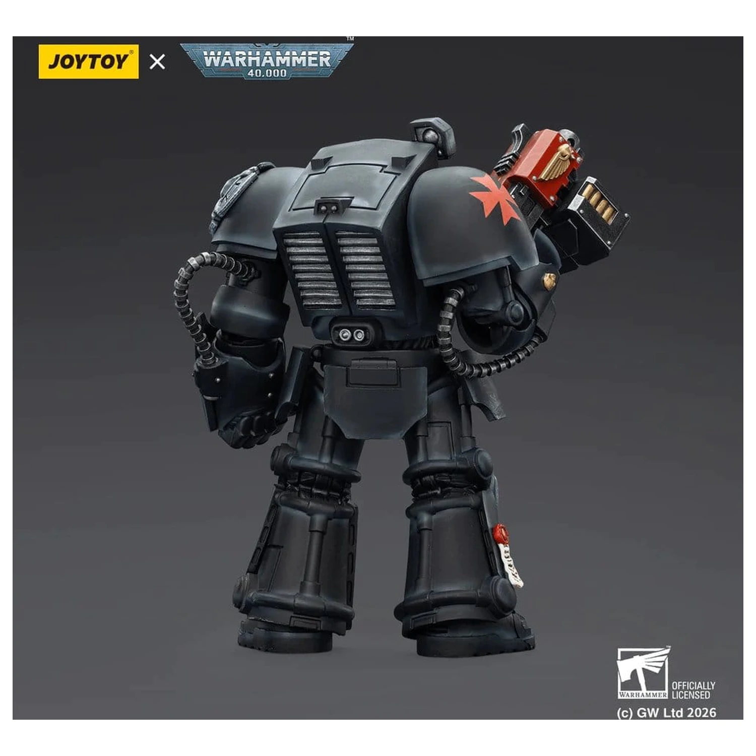 Warhammer 40,000 Action Figure Black Templars Terminator 2 with Power Fist and Storm Bolter 14 cm product photo