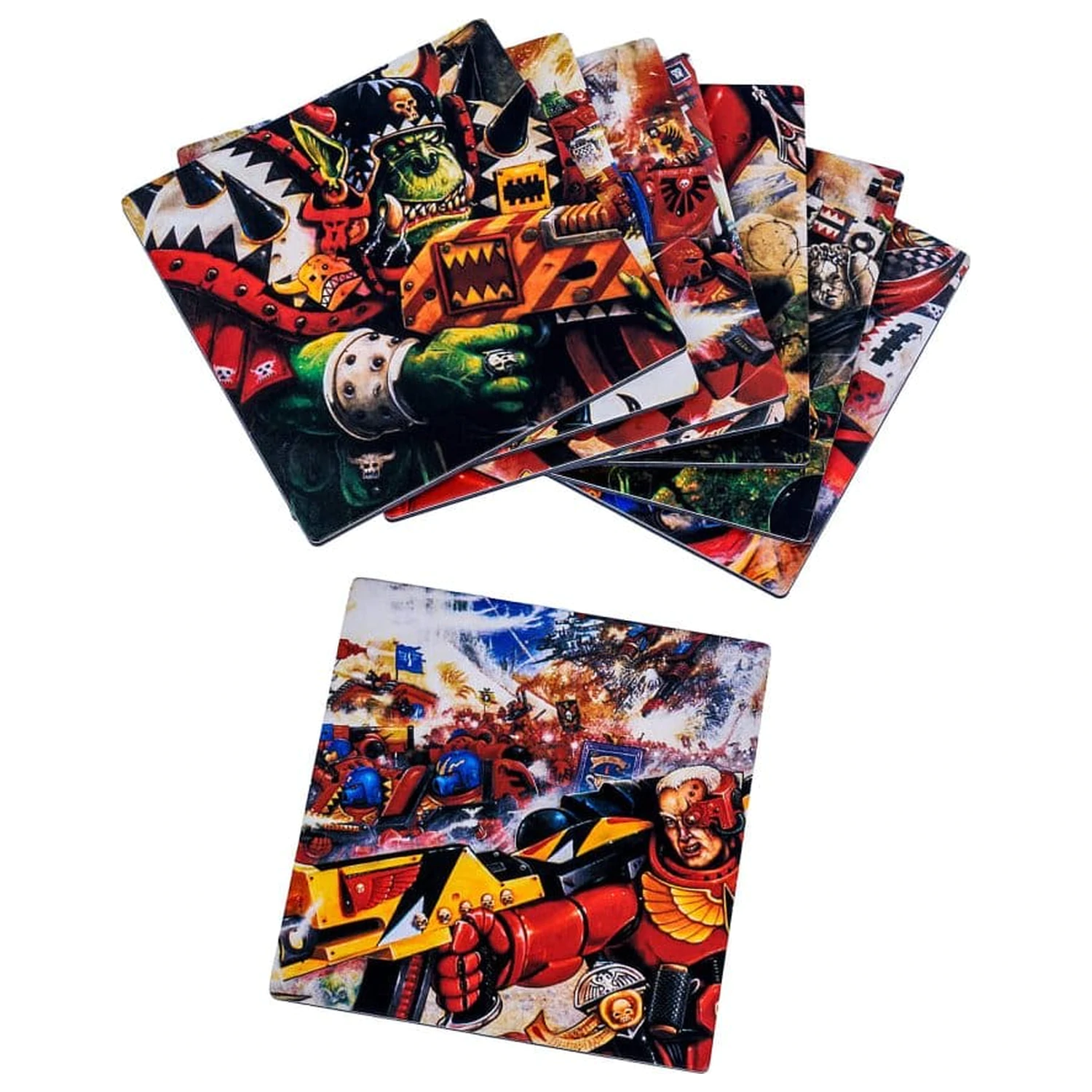 Warhammer 40,000 Coaster Set Blood Angels Armageddon 15 cm product photo