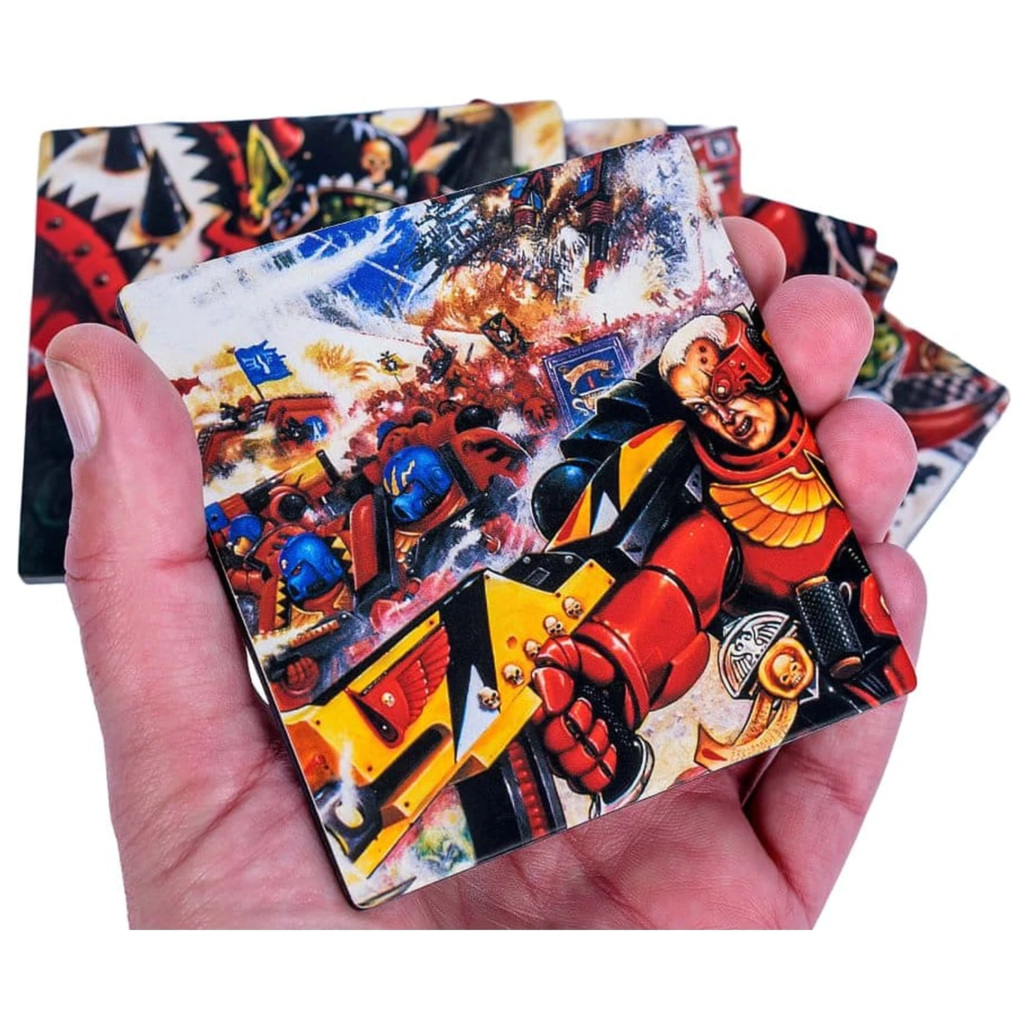 Warhammer 40,000 Coaster Set Blood Angels Armageddon 15 cm product photo