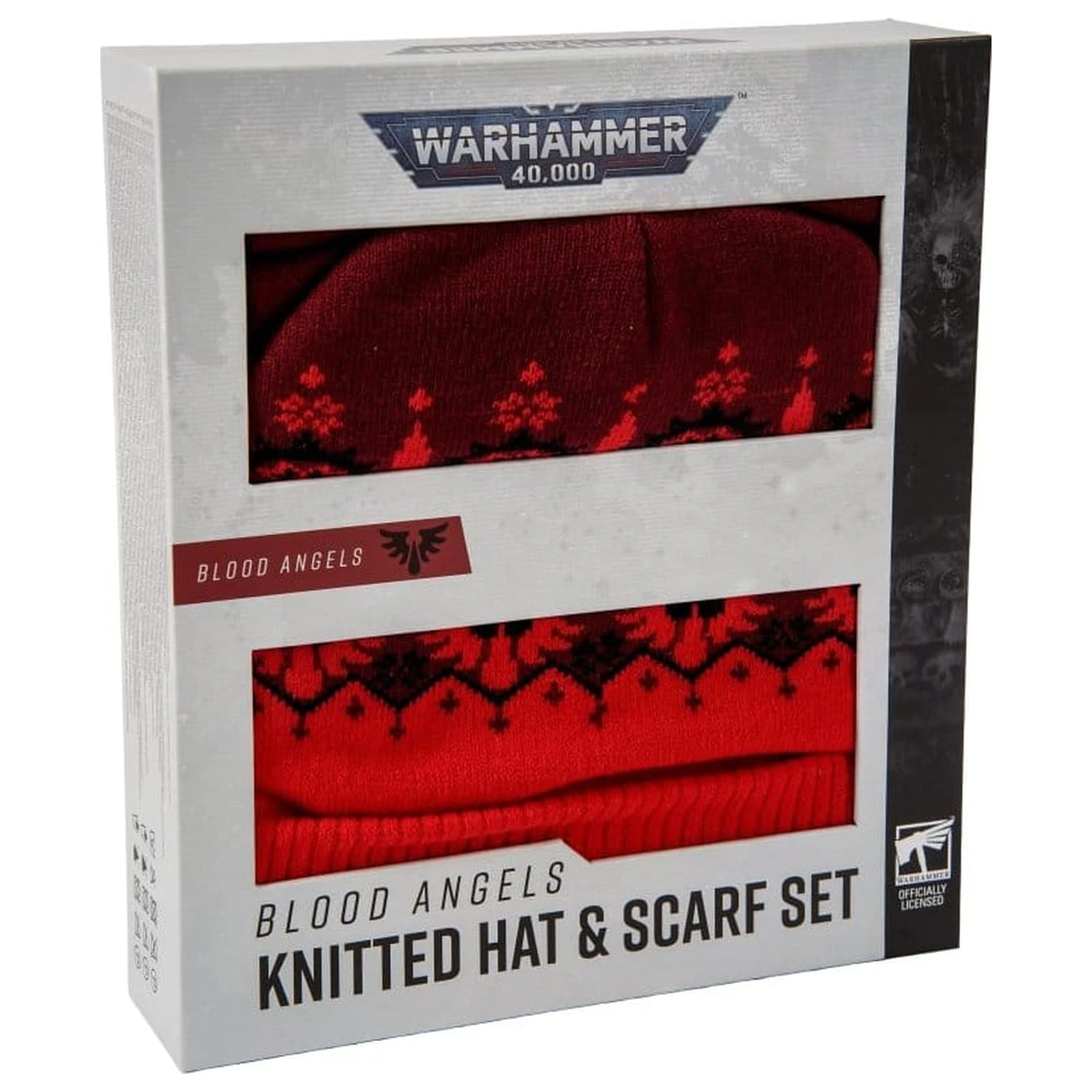 Warhammer 40,000 Knitted Hat & Scarf Set Blood Angels 27 cm product photo