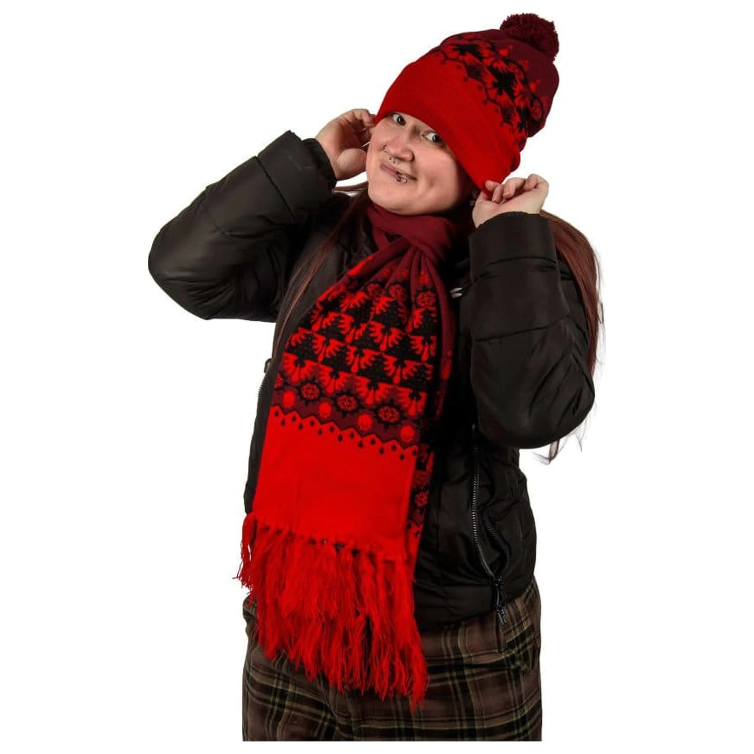 Warhammer 40,000 Knitted Hat & Scarf Set Blood Angels 27 cm product photo