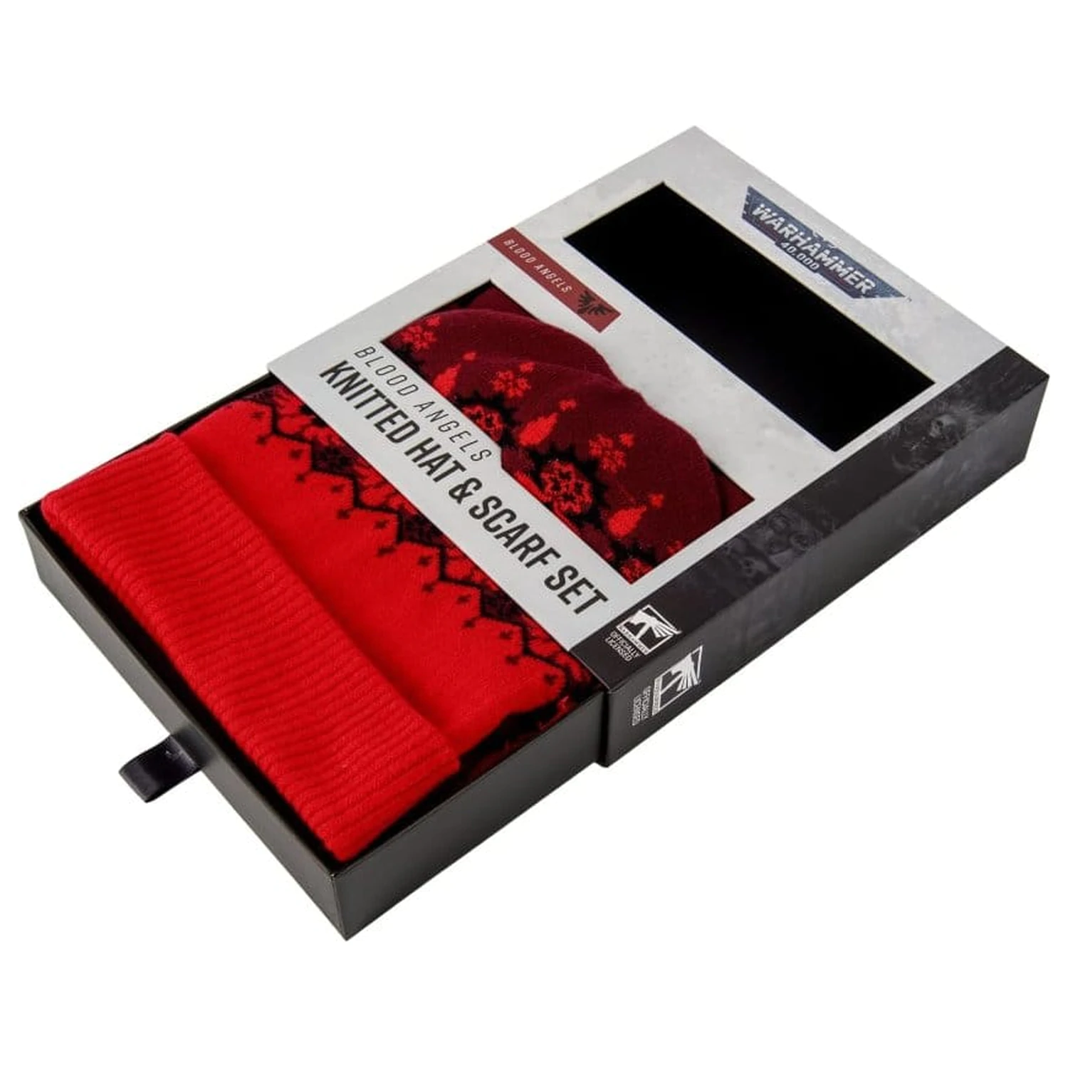 Warhammer 40,000 Knitted Hat & Scarf Set Blood Angels 27 cm product photo